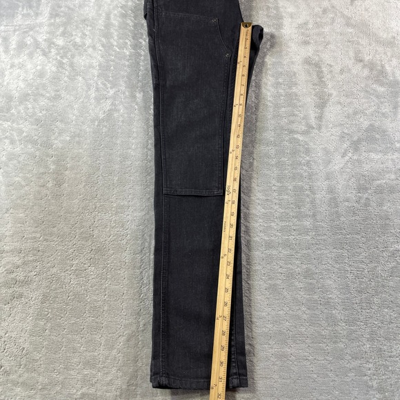 Dovetail Workwear The Maven Slim Jeans Womens 10 Charcoal Gray Double Knee Work - Picture 6 of 11